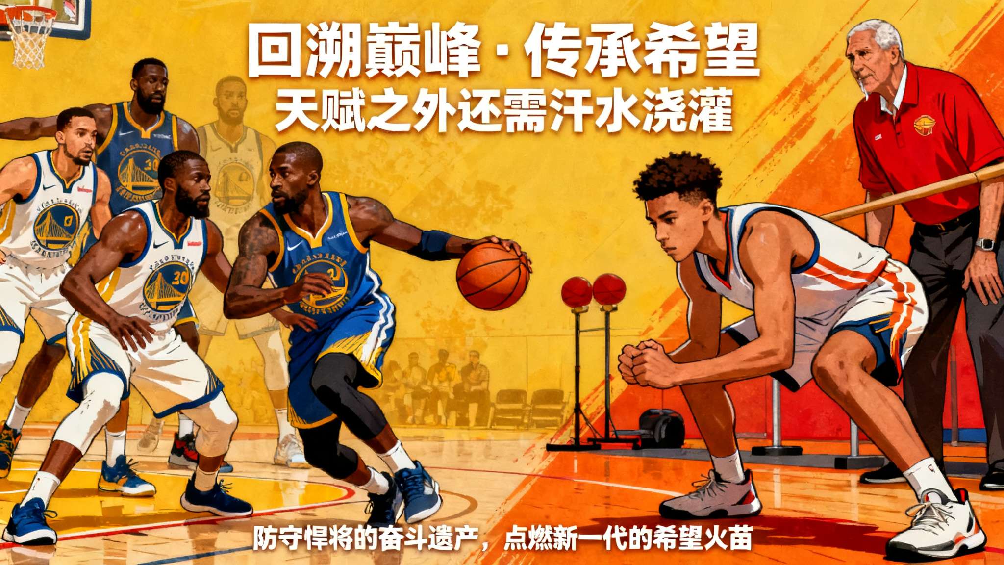 回溯昔日巅峰时期，包括曾经托尼·阿伦、德雷蒙德格林等知名悍将都靠类似方式挤身精英